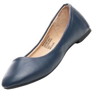 Alpine Swiss Pierina Womens Classic Round Toe Ballet Flats Work Slip On Shoes
